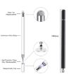 AT-30 2-in-1 Silicone Sucker + Conductive Cloth Head Handwriting Touch Screen Pen (Black) - 7