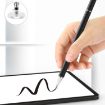 AT-30 2-in-1 Silicone Sucker + Conductive Cloth Head Handwriting Touch Screen Pen (Black) - 8