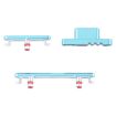 OnePlus 8T Power Button + Volume Control Button - Blue - 2