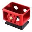 PULUZ Sony RX0 Aluminum Cage + UV Filter + Lens Sunshade (Red) - 4