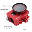 PULUZ Aluminum Protective Cage for GoPro HERO + UV Lens - 6
