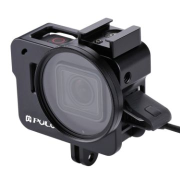 PULUZ Aluminum Protective Cage for GoPro HERO with 52mm UV Lens - 1