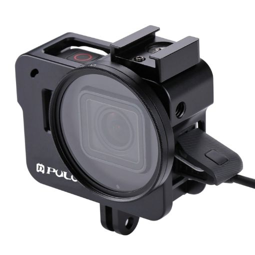 PULUZ Aluminum Protective Cage for GoPro HERO with 52mm UV Lens - 1