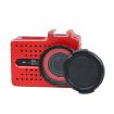 CNC Aluminum Housing Case for Xiaomi Xiaoyi Yi II 4K Camera (Red) - 1