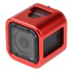 CNC Aluminum Protective Cage for GoPro HERO5/4/Session (Red) - 3