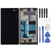 LCD Display + Touch Panel with Frame for Sony Xperia C3/D2533 - Black - 1