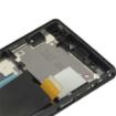 LCD Display + Touch Panel with Frame for Sony Xperia Z (Black) - 4
