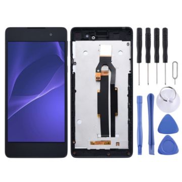 OEM LCD Screen for Sony Xperia E5 F3311 F3313 Digitizer Full Assembly with Frame - 1