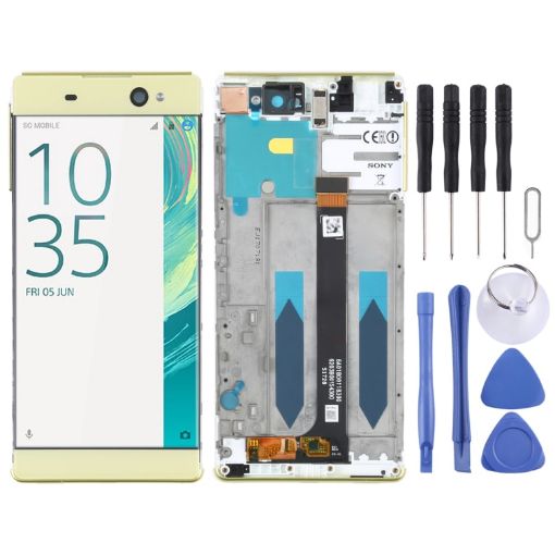 LCD Screen For Sony Xperia XA Ultra F3212 Digitizer Assembly Gold - 1