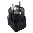 WD-9 Portable Plug Adapter - French/German EU Power Socket Converter - 2
