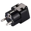 WD-9 Portable Plug Adapter - French/German EU Power Socket Converter - 4