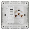 Universal Standard Wall Socket with 2 x USB Ports - Fast Charging - 4