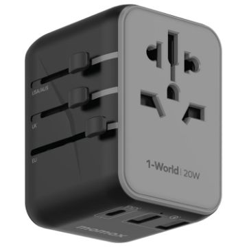 MOMAX UA11 1-World 20W PD Fast Charger Power Adapter - 1