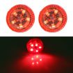 2 PCS Car Door Magnetic Warning Strobe Light Lamp - Red Light - 1