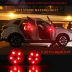 2 PCS Car Door Magnetic Warning Strobe Light Lamp - Red Light - 6