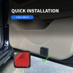 LED Infrared Induction Car Door Welcome Light - Modern Circle White - 5