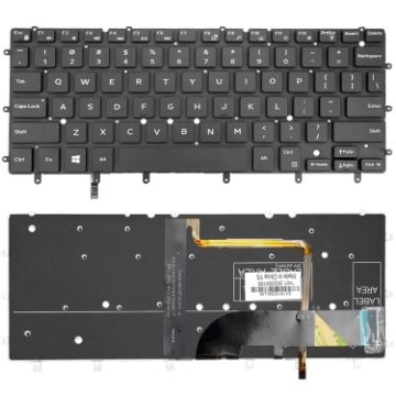 Dell XPS 13 Backlight Laptop Keyboard - US Version (Black) - 1