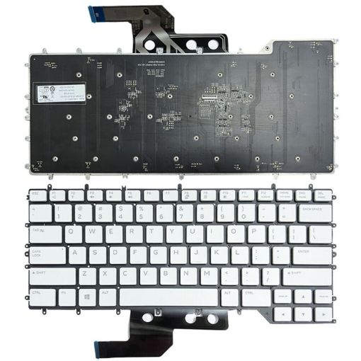 Dell Alienware M15/R3/R4 RGB Backlight Keyboard (White) - 1