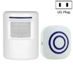 2 in 1 PIR Infrared Sensors Wireless Doorbell Alarm Detector - 1