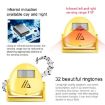 Wireless Intelligent Doorbell Infrared Motion Sensor Voice Prompter (Yellow) - 4
