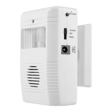 Infrared Sensor Electronic Guest Welcome Doorbell - White - 1
