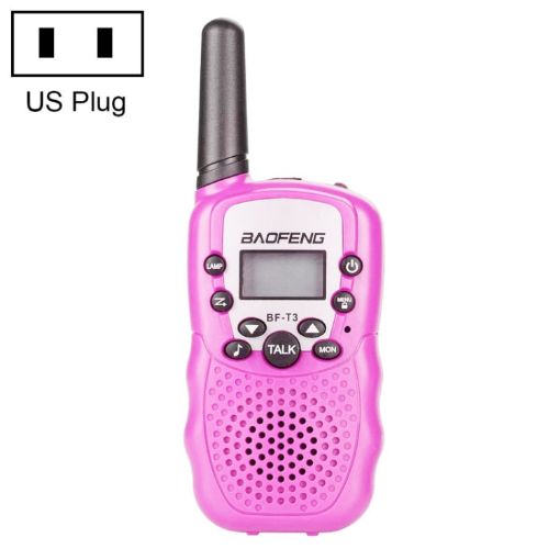 BaoFeng BF-T3 Children Walkie Talkie - 2 PCS, US Plug - 1