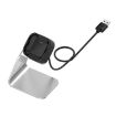 Fitbit Versa 2 Charger Holder - Universal Aluminum Alloy (Silver) - 2