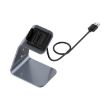Universal Aluminum Charger Holder for Fitbit Charge 4/3/3 SE - Grey - 2