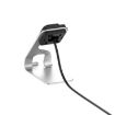 Fitbit Versa4/Sense2 Magnetic Charger Holder - 1.5m Cable (Silver) - 2