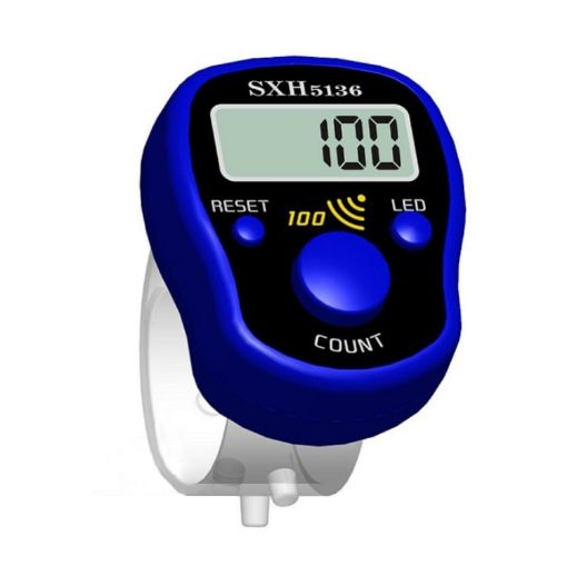 LED Electronic Counter with Sound Reminder - Random Color Delivery - 1
