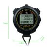 YS Stopwatch Timer Training Fitness Competition Stopwatch, Black - 2