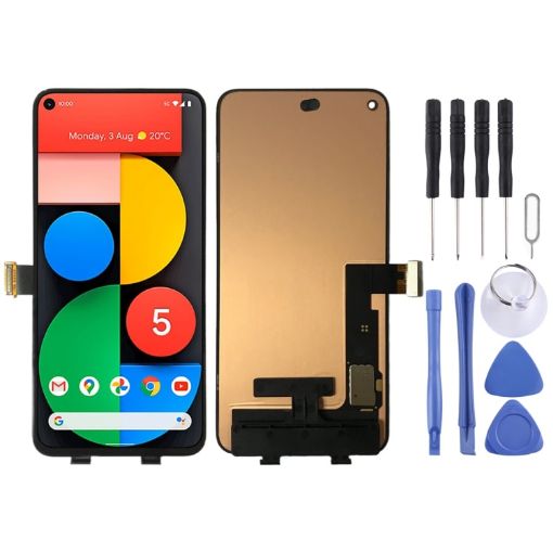 OLED LCD Screen for Google Pixel 5 with Digitizer Assembly - 1