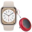 Apple Watch Series 8 LTE Red Crown Nut Replacement - 5