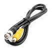 BNC Male to RCA Female Cable 1m - HD Video Coaxial Cable - 2