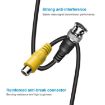 BNC Male to RCA Female Cable 1m - HD Video Coaxial Cable - 3