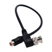 BNC Male to RCA Female Coaxial Cable, 0.35m Length - 1