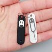 Red Sim Card Tray Eject Tool Keychain with Silicone Case - 8