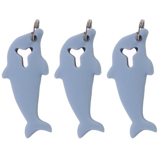 Blue Dolphin Shape Card Opening Needle - Set of 3 - 1
