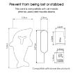 Blue Dolphin Shape Card Opening Needle - Set of 3 - 8