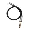 6.35mm Male to 3.5mm Female Audio Adapter Cable - 30cm Length - 2