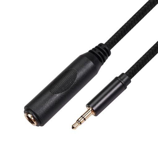 6.35mm Female to 3.5mm Male Audio Adapter Cable, 1.5m Length - 1