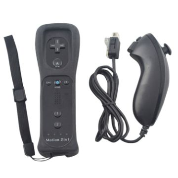 Black Wireless GamePad Remote for Switch Wii - Buy Now! - 1