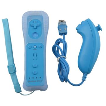 Blue Wireless GamePad Remote for Switch Wii - Remote Controle - 1
