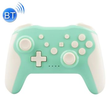 NS009 Wireless Bluetooth Gamepad for Switch Pro - Green/White - 1