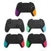 Wireless Bluetooth Game Handle for Nintendo Switch PRO (Purple Yellow) - 2