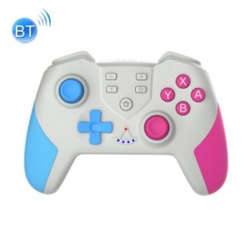 T23 Macro Programming Six-Axis Wireless Bluetooth Handle Blue Pink - 1