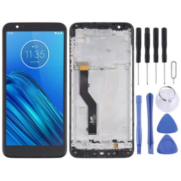 Motorola Moto E6 TFT LCD Screen Digitizer Assembly (Black) - 1