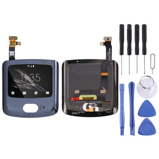 Motorola Razr 5G Secondary LCD Screen with Digitizer - Black - 1