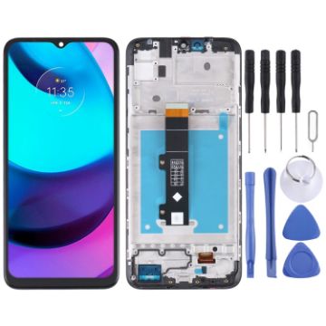 Motorola Moto E20 TFT LCD Screen Digitizer Assembly with Frame - 1