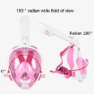 Picture of PULUZ 240mm Full Dry Snorkel Mask for GoPro Hero12 Black, Insta360 Ace, DJI Osmo Action - S/M Size (Pink)